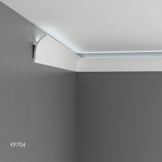 Карниз для скрытого освещения KF704